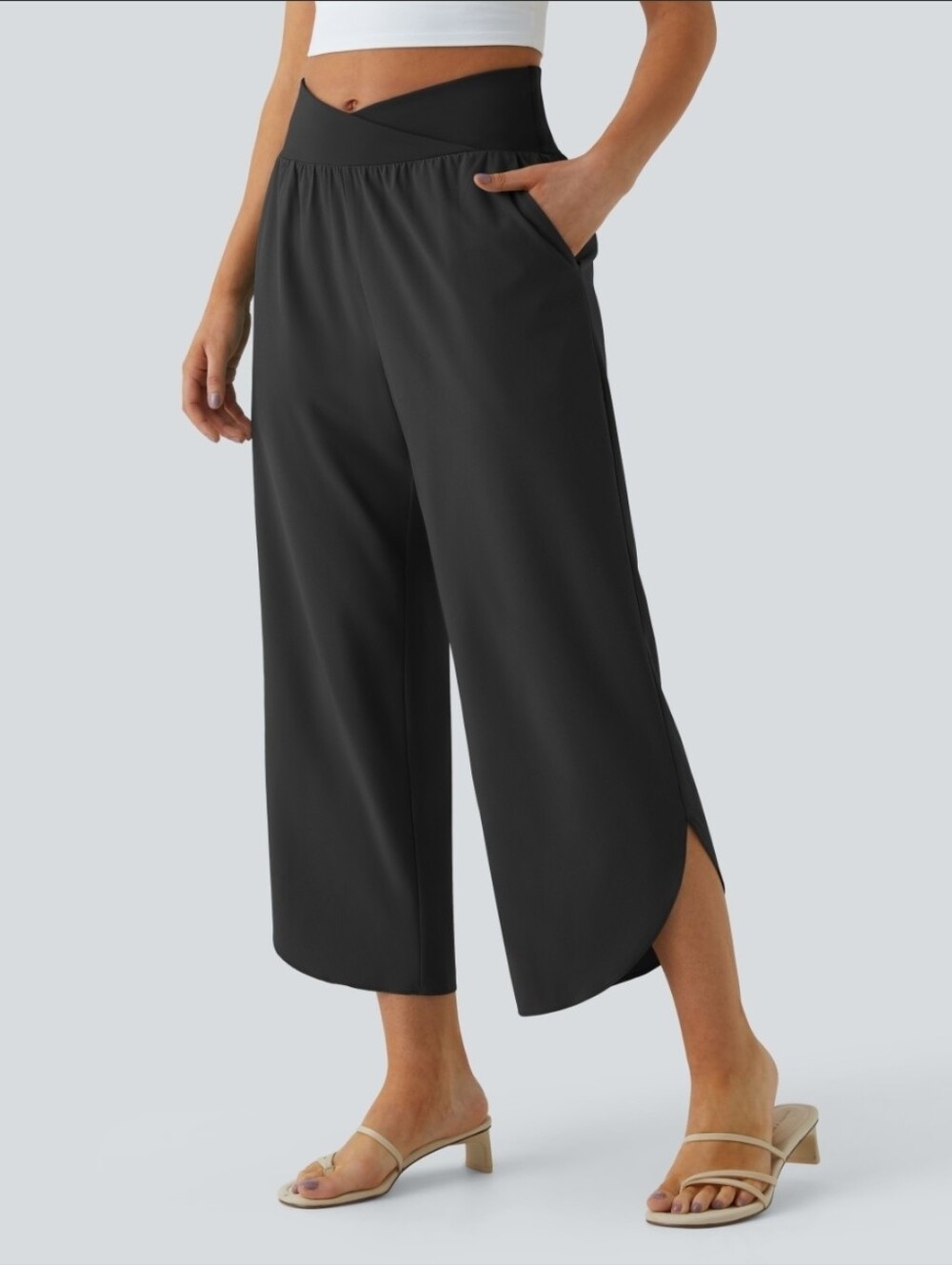 Halara Breezeful High Waisted Crossover Quick Dry Pants